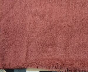 Bufanda de lana de color liso con tejido de red
