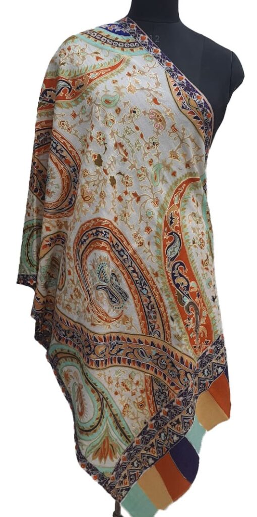 Kashmiri Kalamkari Shawl